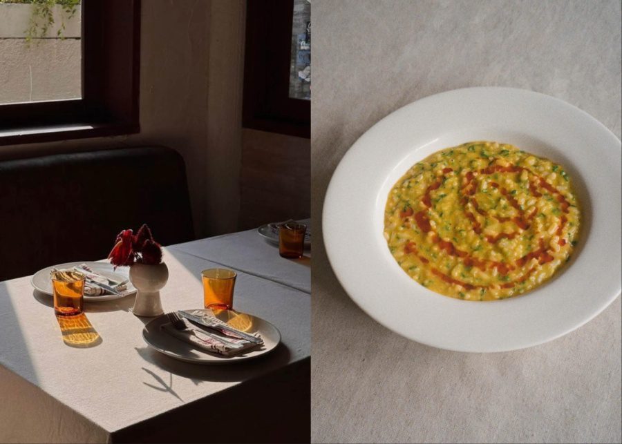 The risotto at Numero Quattro in Canggu - one of the best Italian restaurants in Bali Indonesia