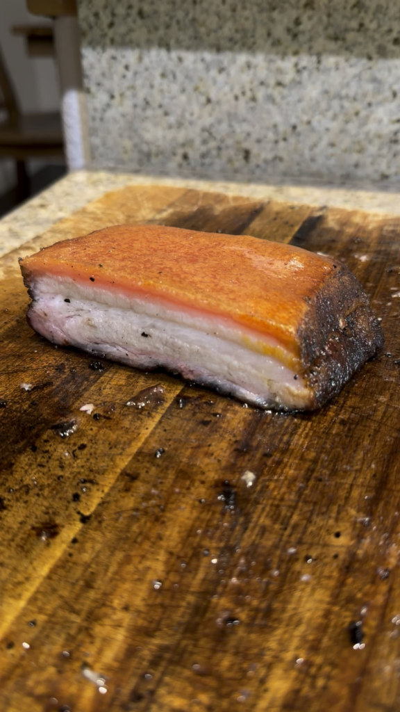 Smoked Crispy Skin Pork Belly