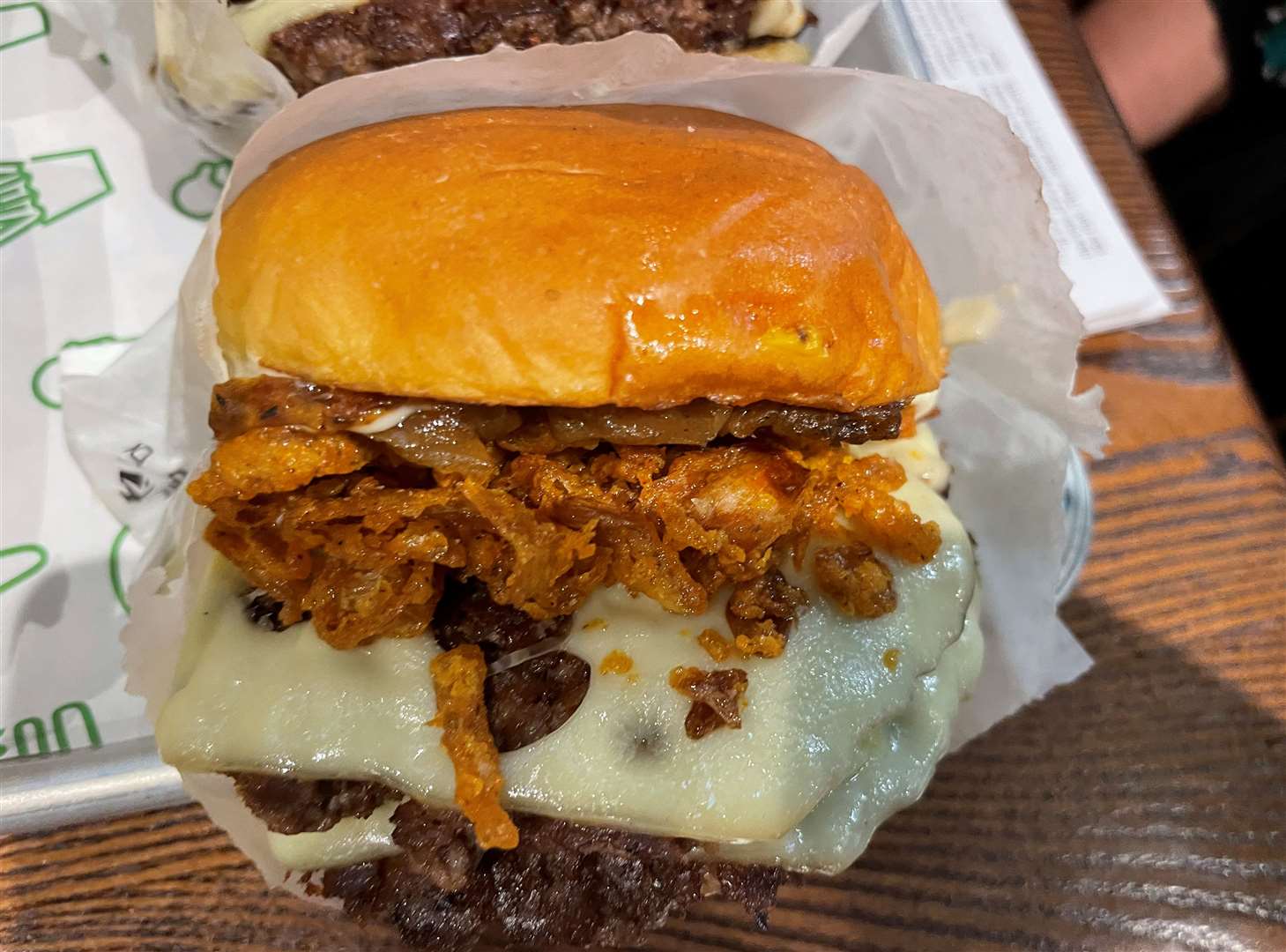 The French Onion Burger. Picture: Adrian Peel