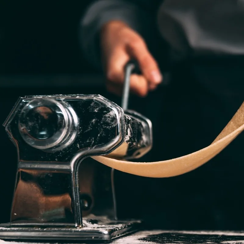 Pasta Being Prepared In Italy, Italian Food, Southern Europe