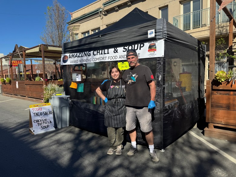 Herbert and Nalijah Alpers of Kettle and Smoke Catering. Photo by Robert Eliason.