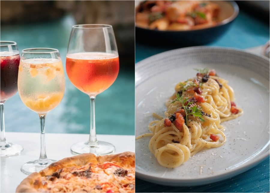 The cocktails and Italian food at Salsa Verde in Grand Hyatt Bali - Nusa Dua