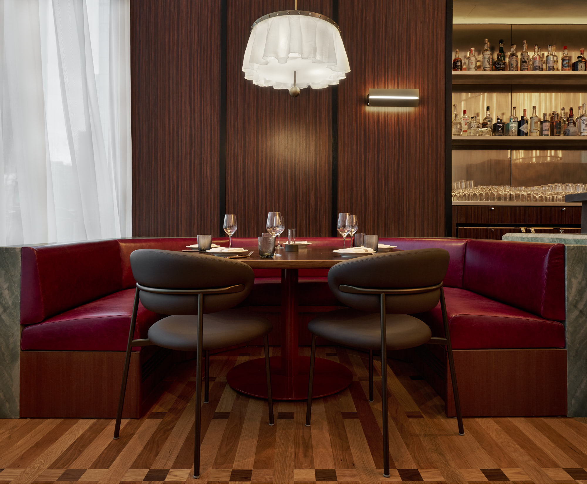 The dining room at Saverne.