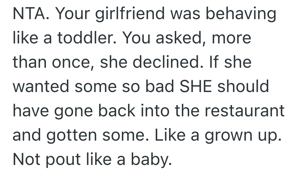Screenshot 2026 02 16 at 1.02.36 AM Man Excited To Get A Gourmet French Fry Dish And His Girlfriend Didnt Want Any, But Now Shes Pouting And Mad That He Wont Split His Small Order