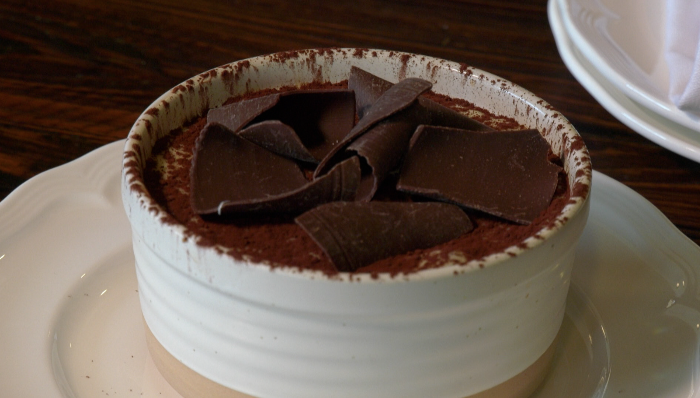 tiramisu at Risata Cucina