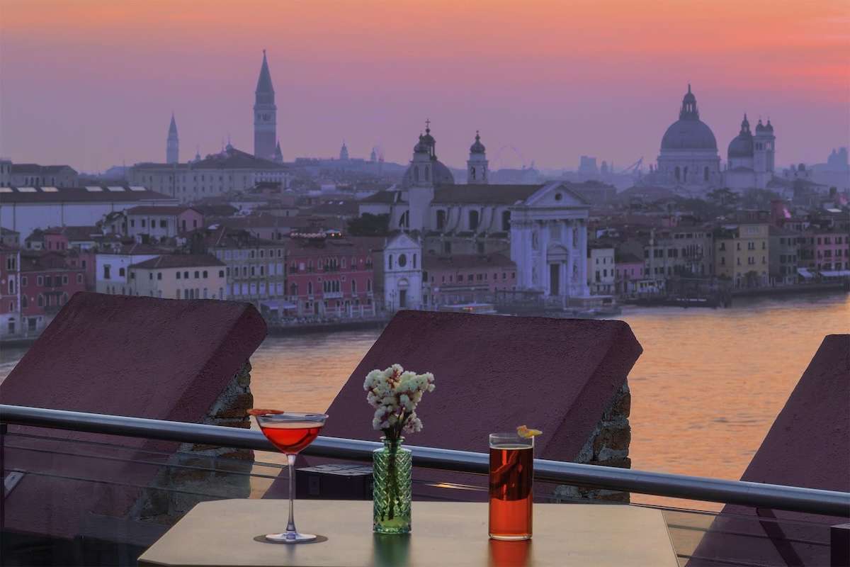 Skyline Rooftop Bar at Hilton Molino Stucky Venice