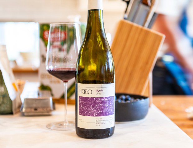 "Our Syrah has a small, but loyal, following mostly industry folks and other winemakers," said winemaker Matt Licklider, whose Lioco Wines' 2022 Syrah from the Santa Cruz Mountains placed second in the category. (Jeff Bramwell)