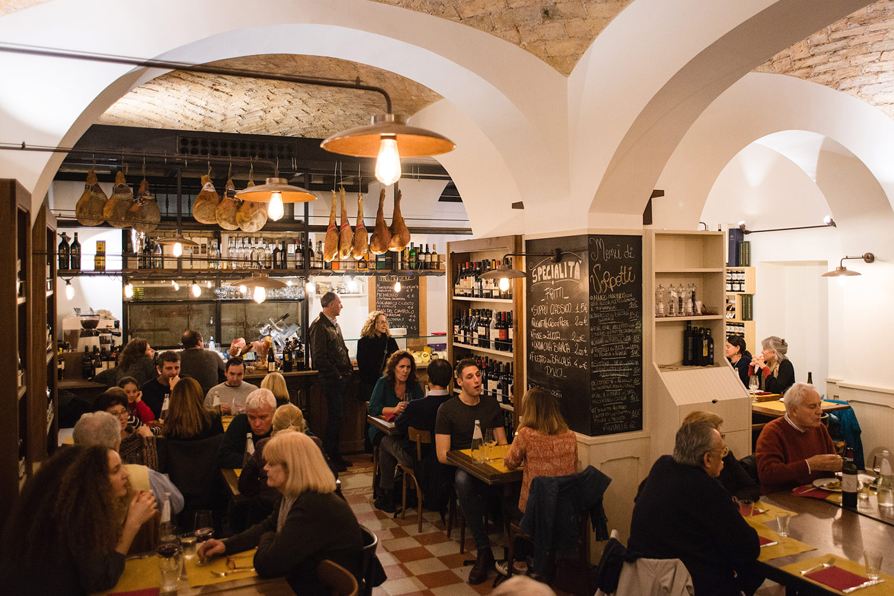 Inside Tavern Volpetti