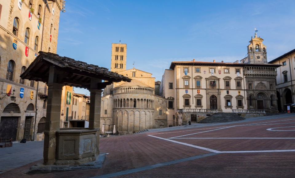 The stunning town of Arezzo