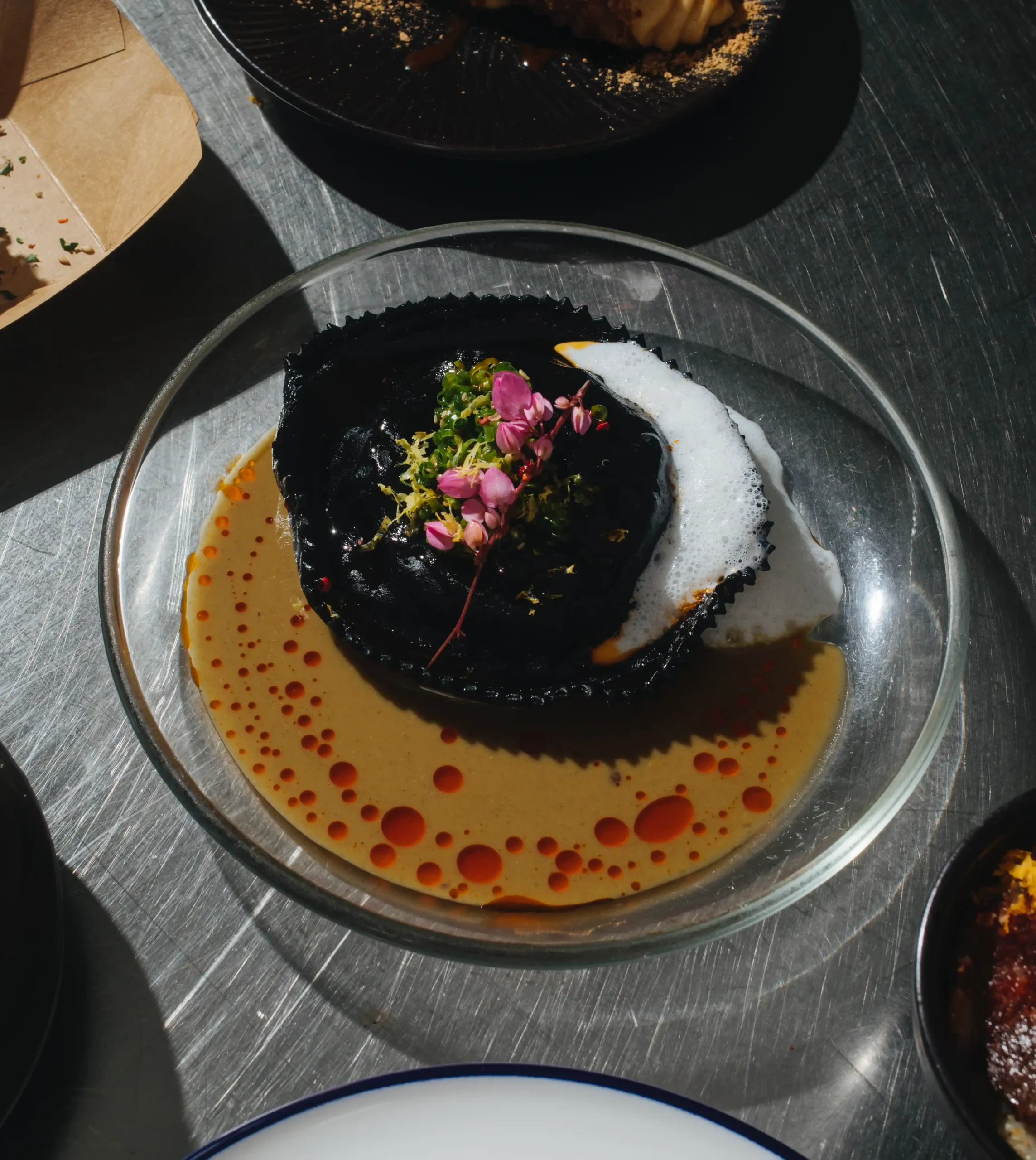 Itamessy collaboration dinner - Uni Crab Raviolo