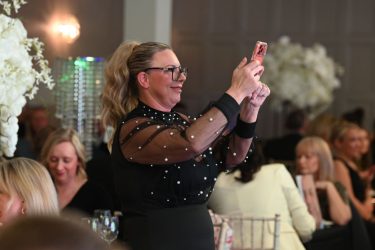 Taking pictures at the Proud Preston Awards Pic: Michelle Adamson/Iconic Media