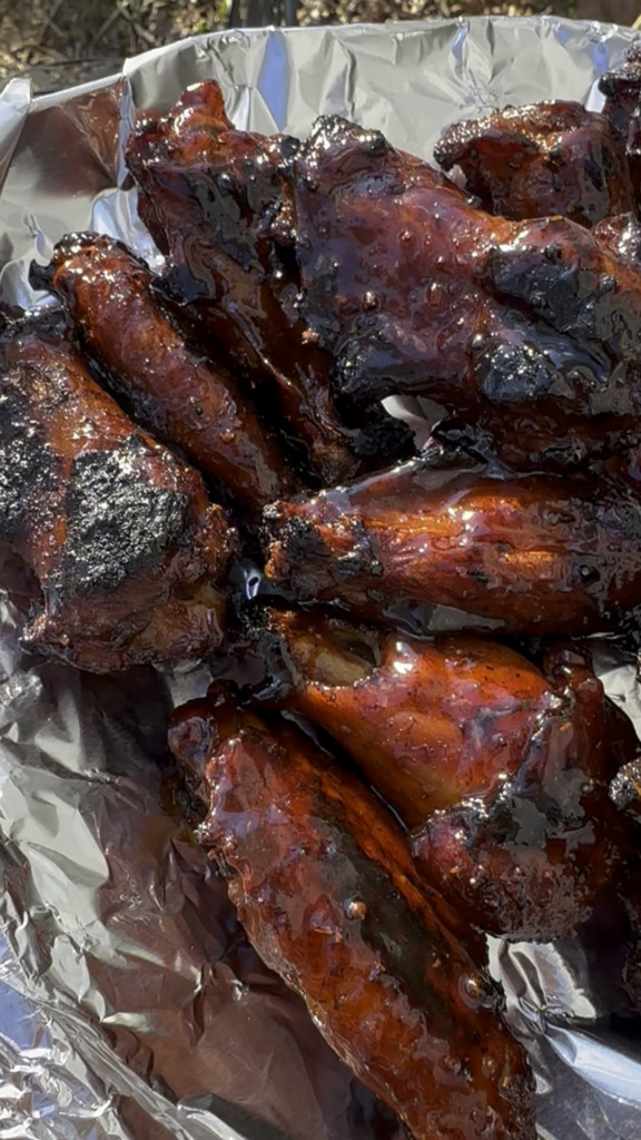 Smoked wings came out great this time