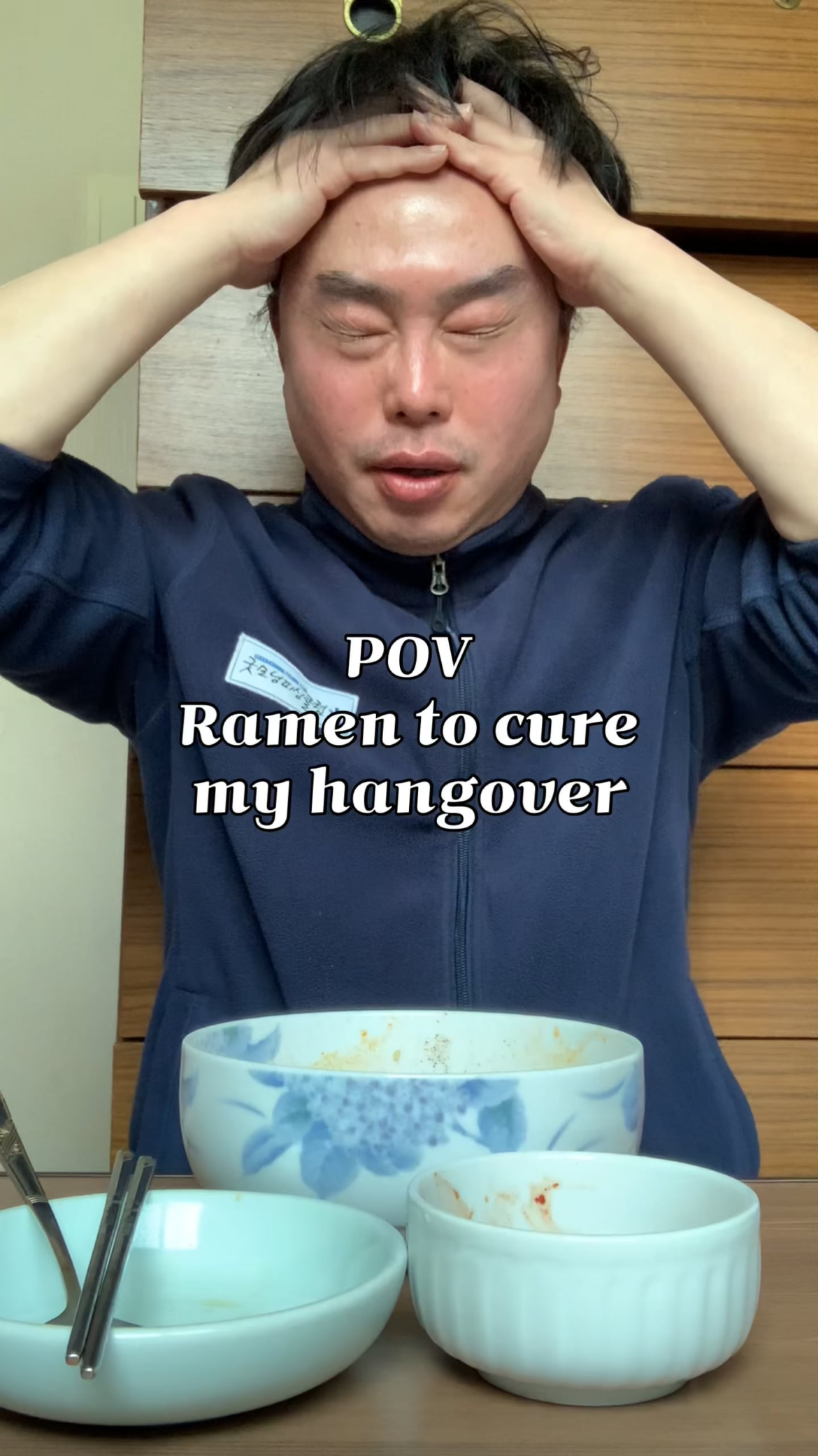 Korean Shin Ramyun with Bean Sprouts