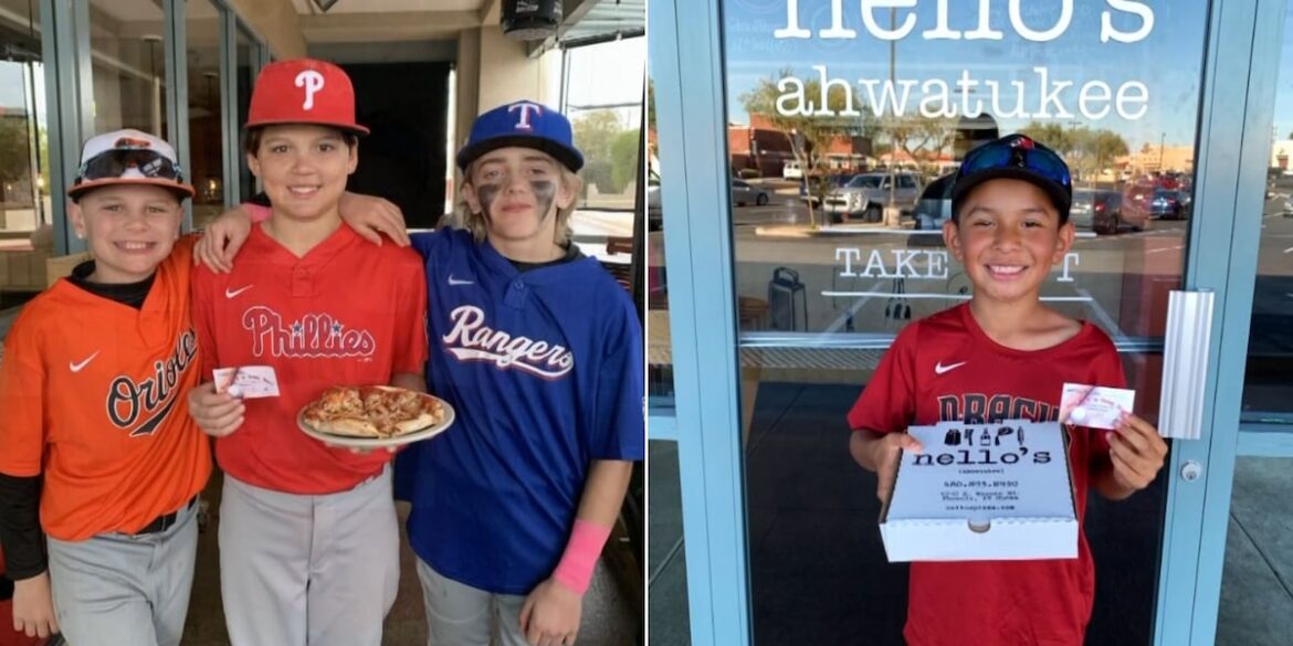 Ahwatukee pizzeria gives free pizza to Little Leaguers who hit home runs