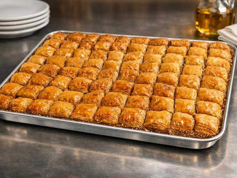 Beren Mediterranean baklava | Beren is famous for its baklava. | Beren