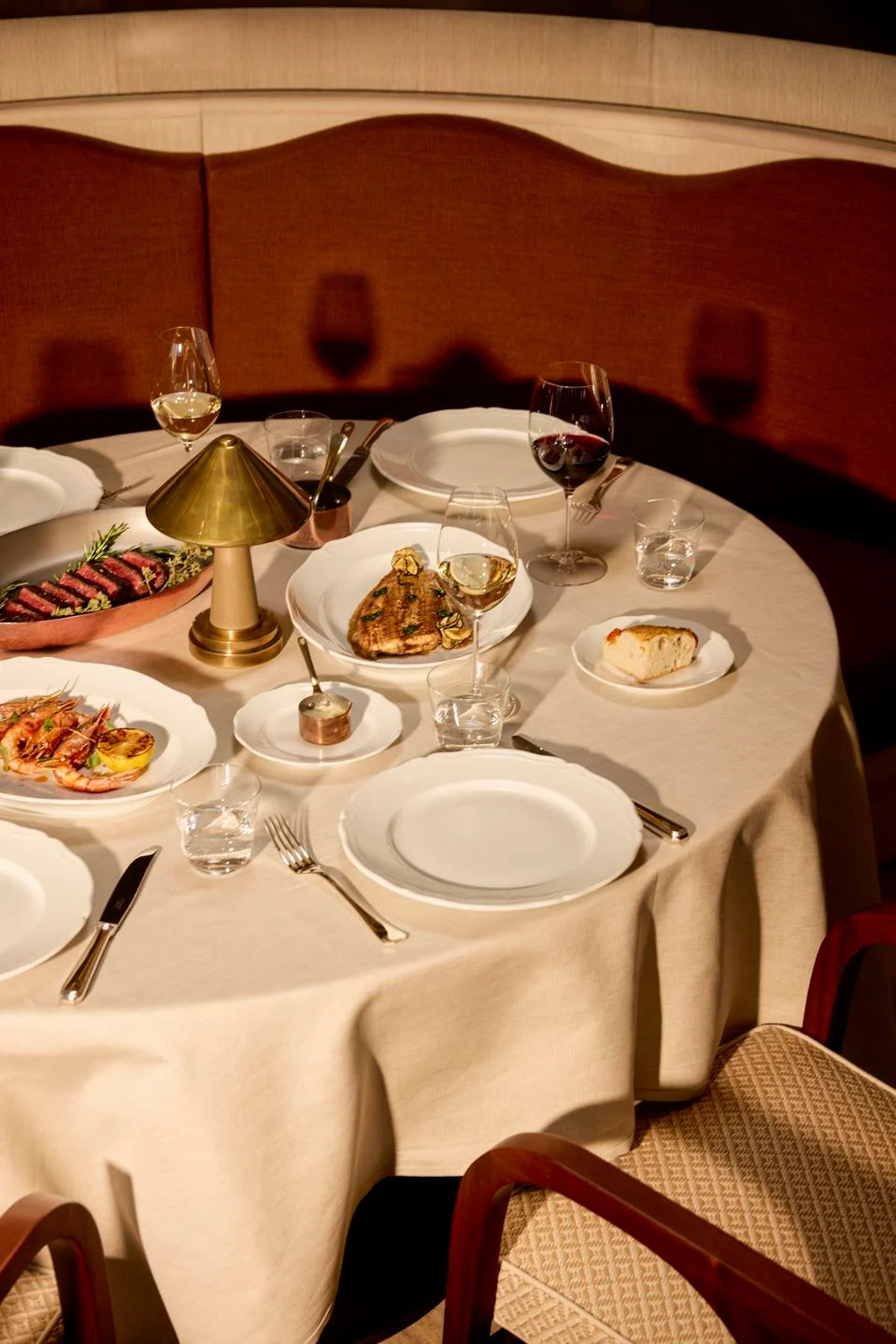 A selection of dishes from the contemporary Italian menu at Seia in Miami.