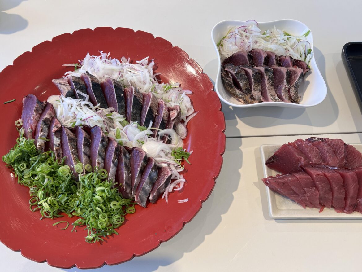 高知県土佐清水市の鰹のタタキ