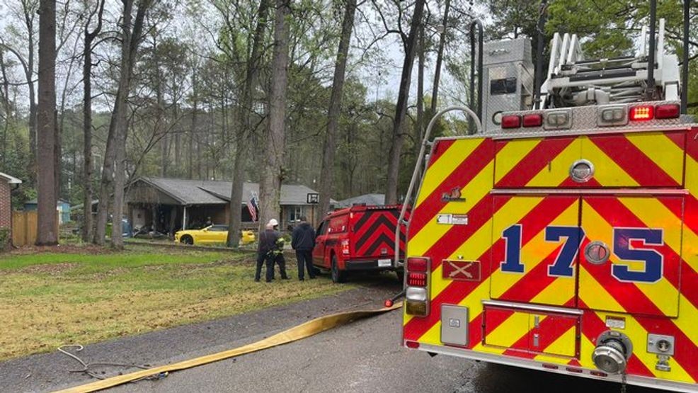 One person was taken to the hospital following a house fire on Monday afternoon on Romain Drive, according to the Columbia Fire Department. (Credit: CFD)