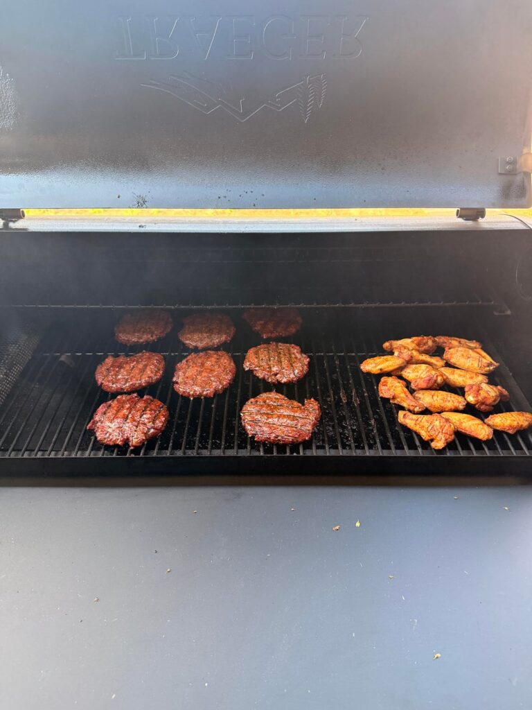 Smoking with Hickory