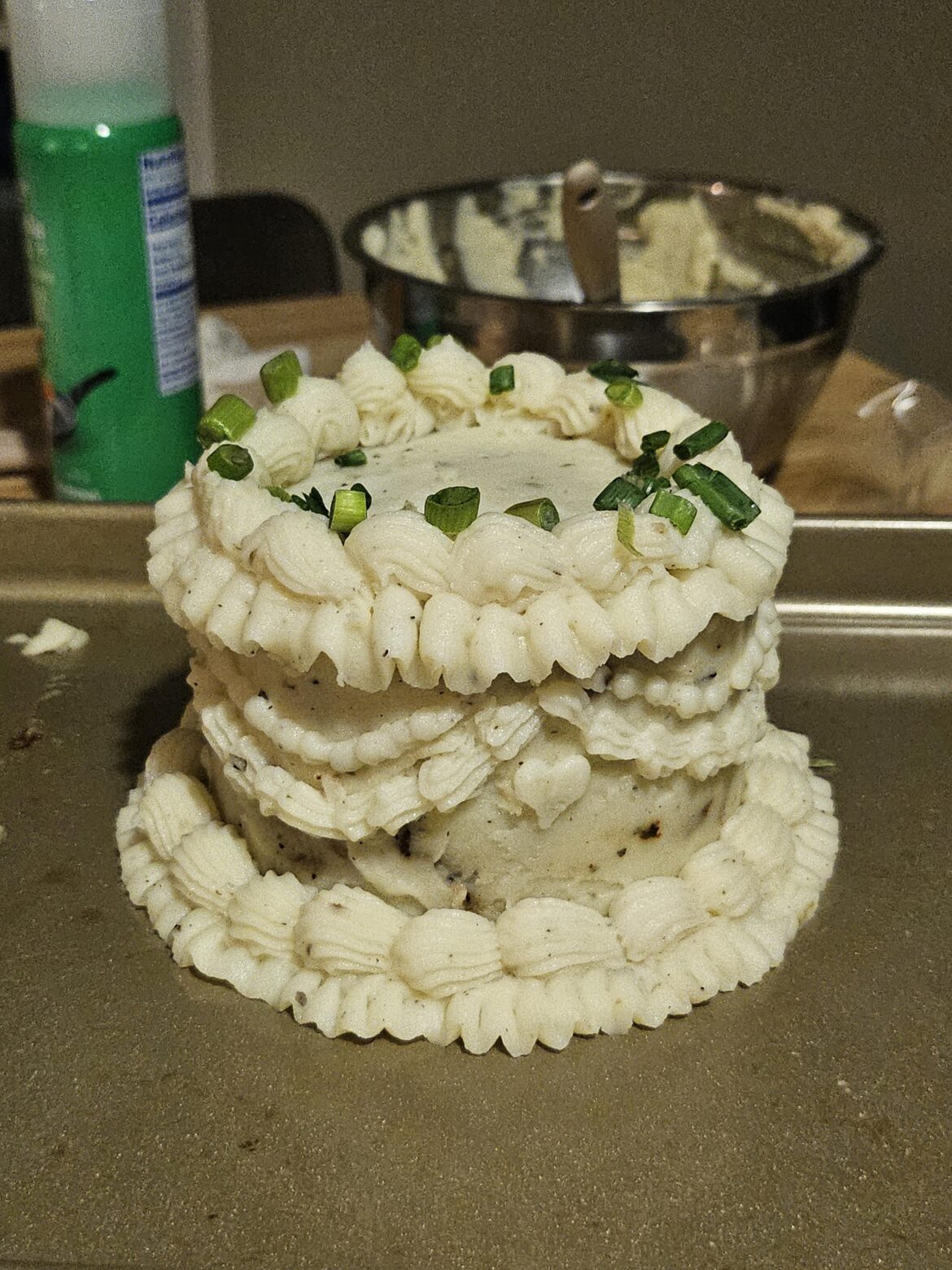 Someone said a good beginner tip is to practice with mashed potatoes...