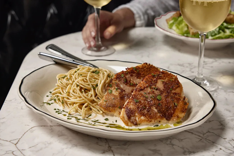 Chicken Saltimbocca as a new item on Maggiano's menu