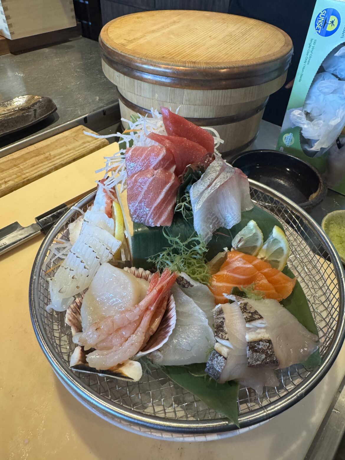 Chef trusted me enough to work Ichi and make sashimi today l