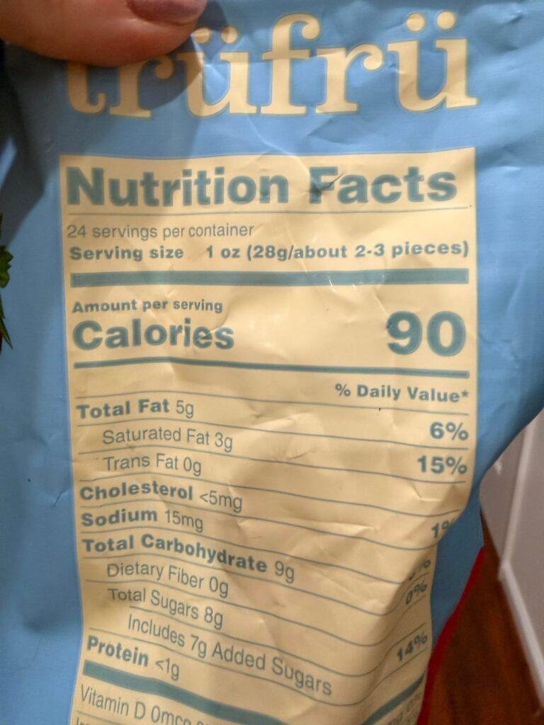 A serving is NOT 2-3 strawberries