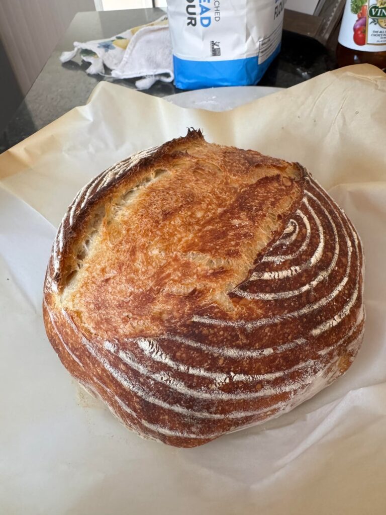 How’s my crumb? Beginner Loaf