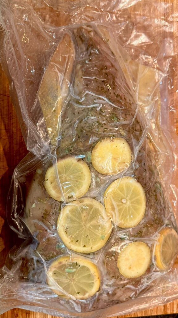 Leg of lamb, finished over fire