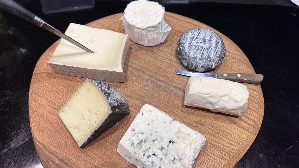 Ending the week with a cheese board