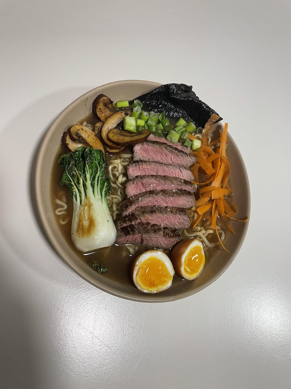Homemade Steak Ramen
