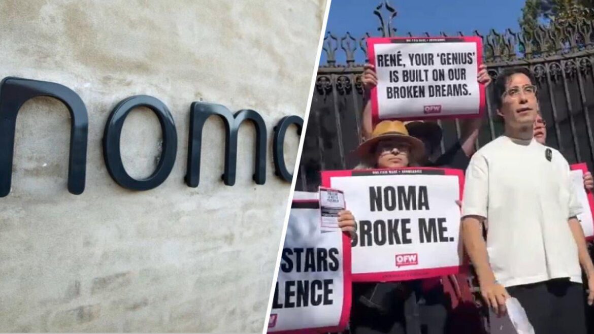 Noma's head chef resigns as protesters gather at restaurant's Los Angeles pop-up