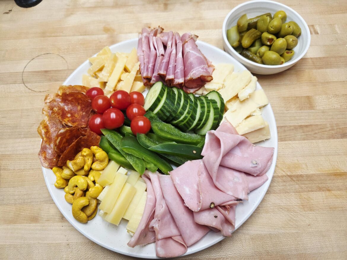 Tonight's plate for Mario Party