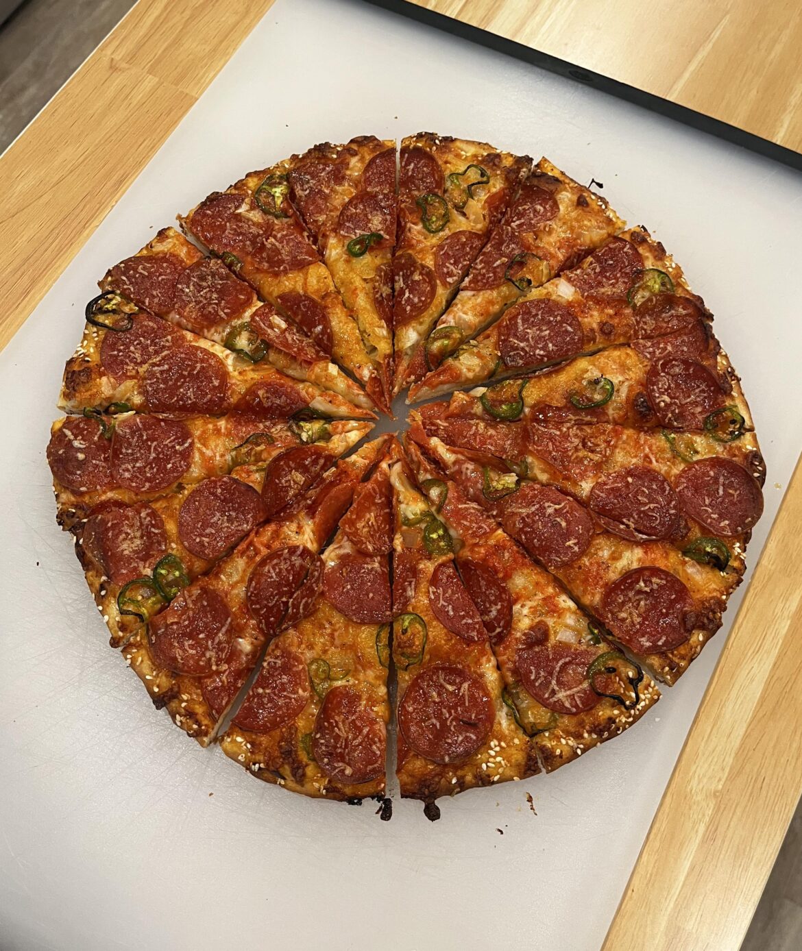 I bought ingredients in bulk, have been making and eating pizza everyday for a month