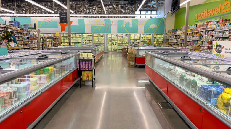 Whole Foods Market frozen pizza freezer aisle