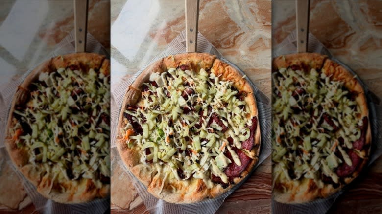 pizza served at The Grist