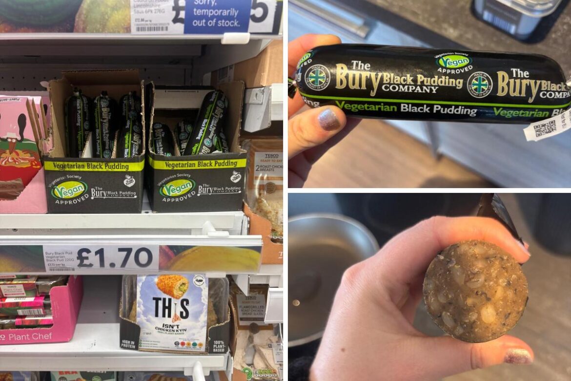 I tried The Bury Black Pudding Company's vegan recipe and was pleasantly surprised