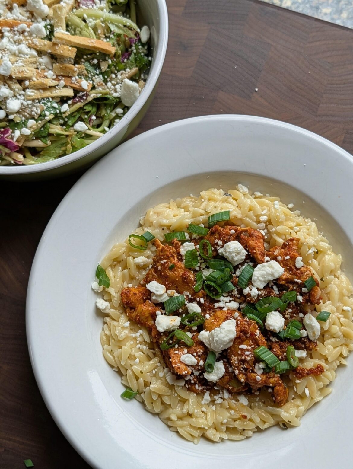 Low-Lift Romesco Chicken & Garlic Herb Orzo