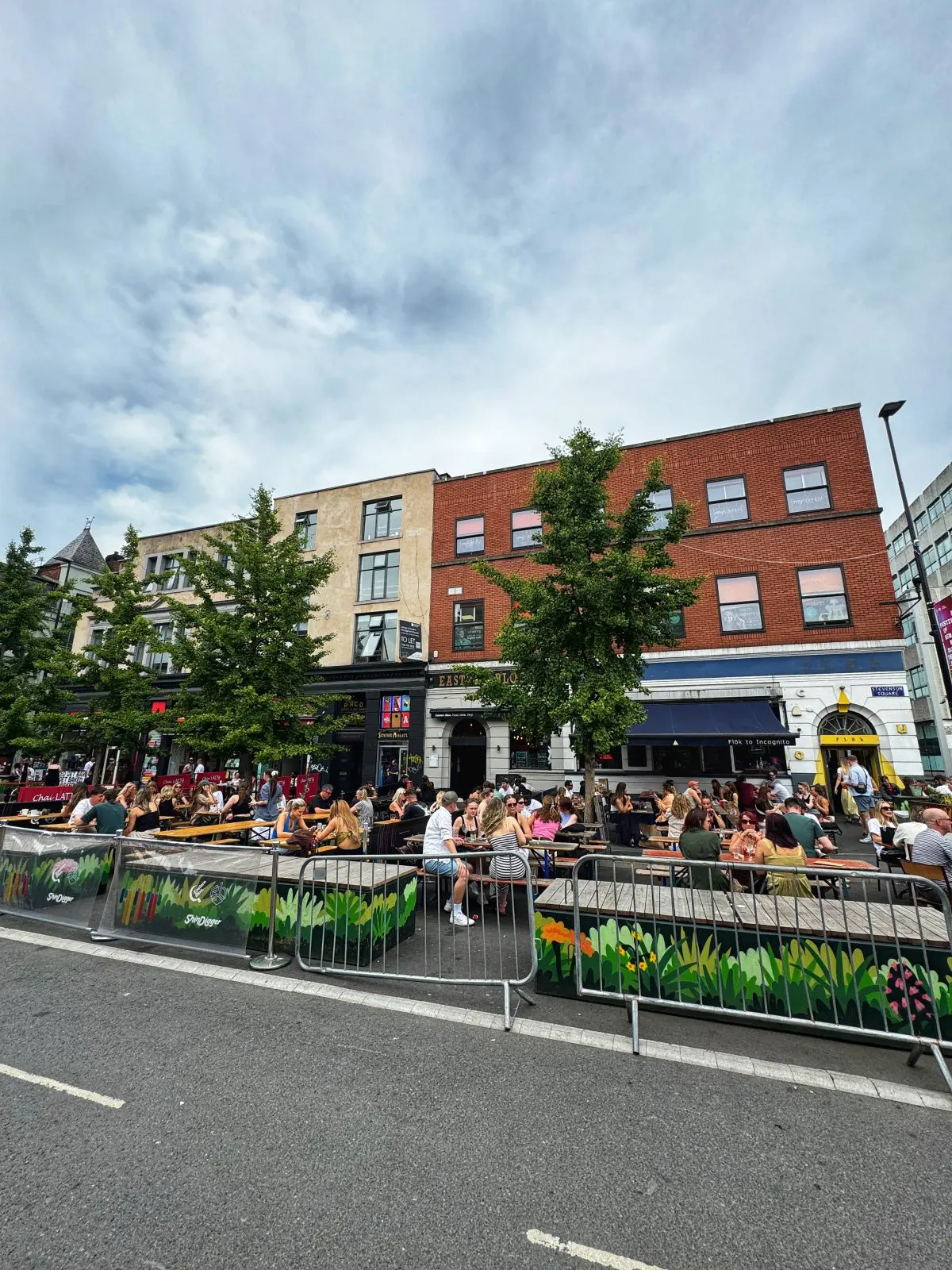 Stevenson Square has turned into one giant beer garden in Manchester