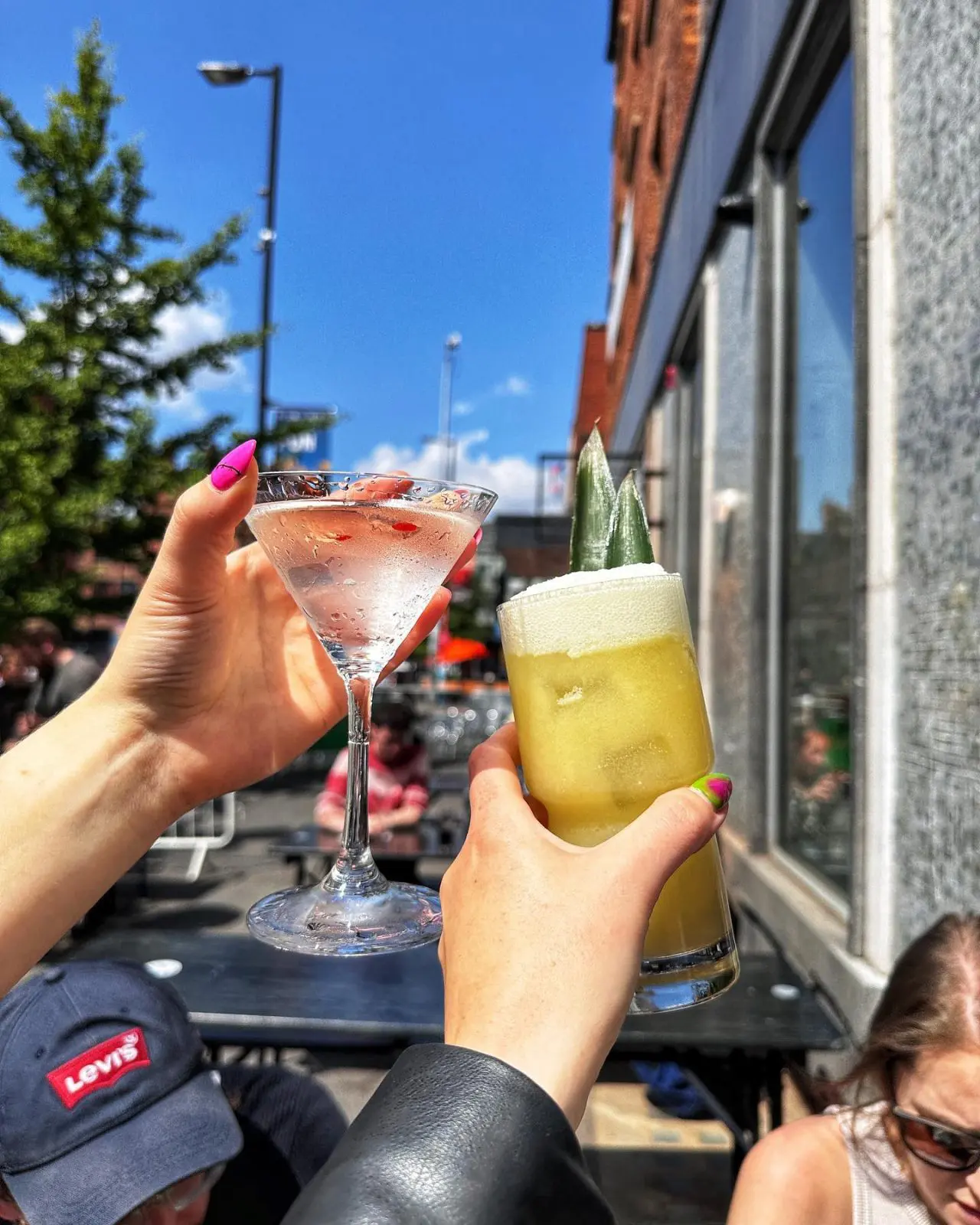 Public's beer garden in Manchester