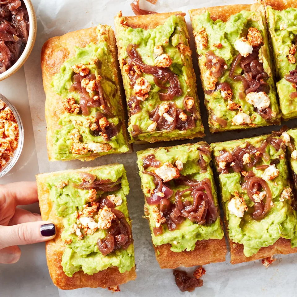 avocado toast focaccia