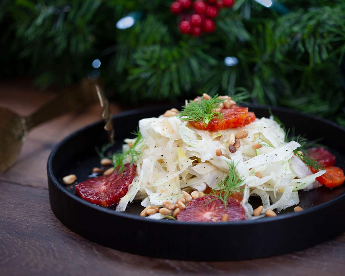 Fennel and blood orange salad 