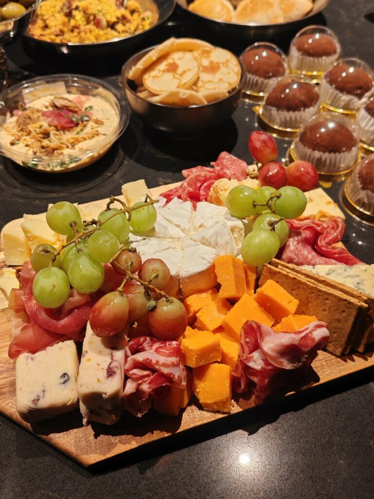 A last minute charcuterie board