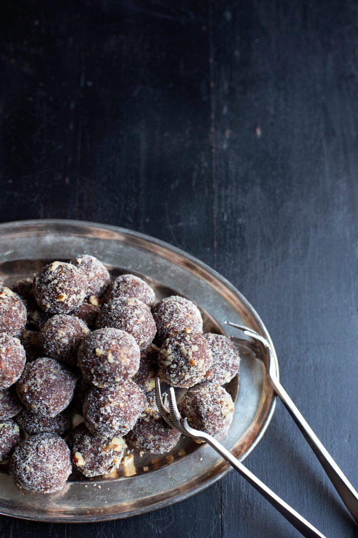 BOURBON BALLS
What’s not to love about bourbon, chocolate, and pecans?
> Get the recipe