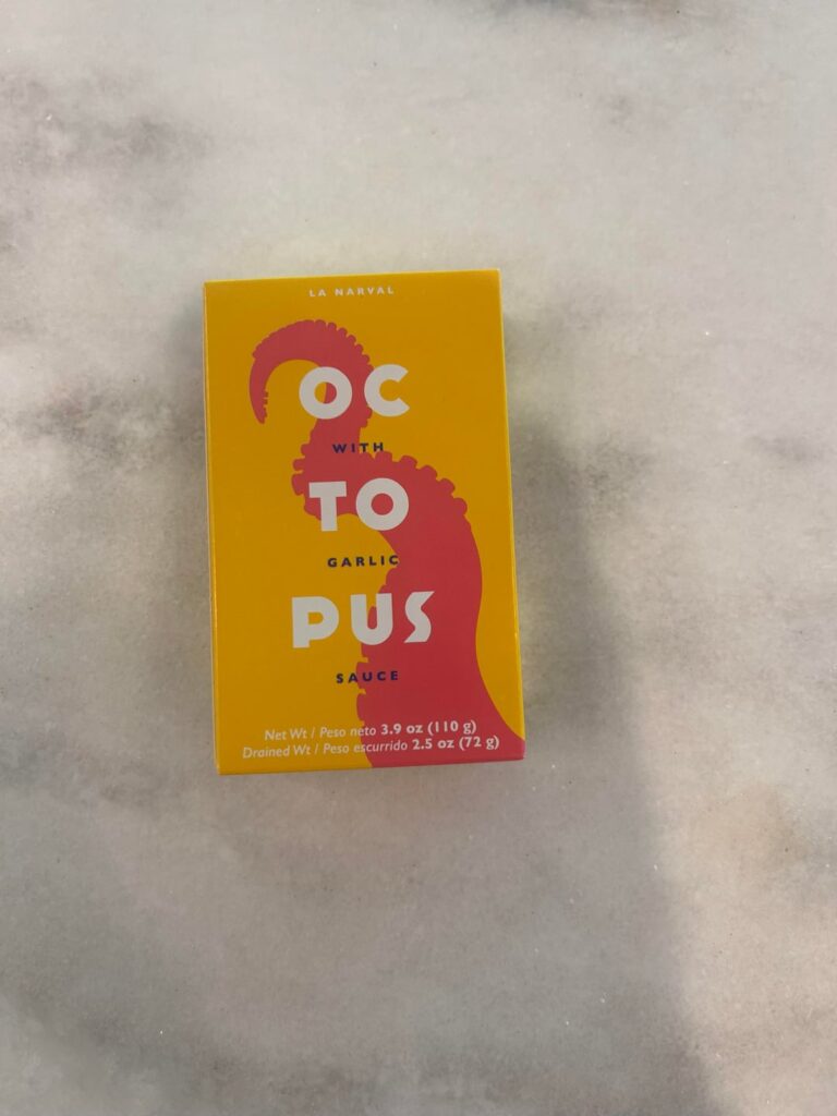 Canned Octopus Surprised Me