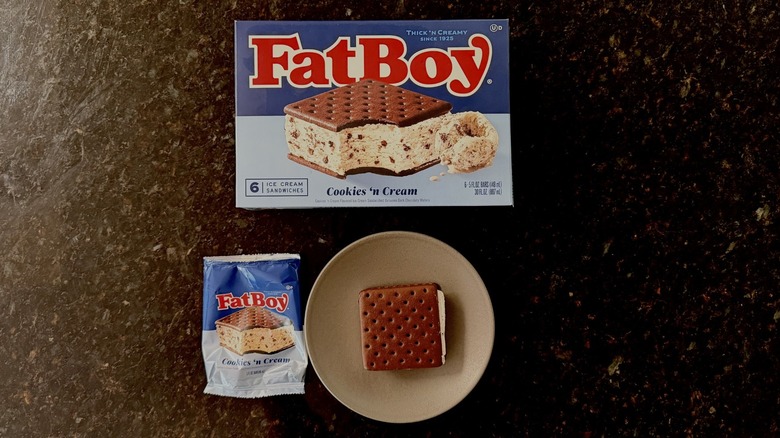 FatBoy Cookies n' Cream Ice Cream Sandwiches