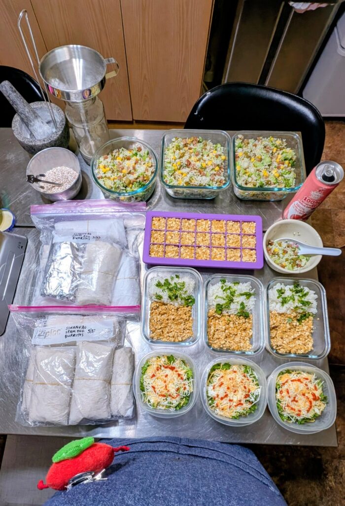 Freezer prep restock!