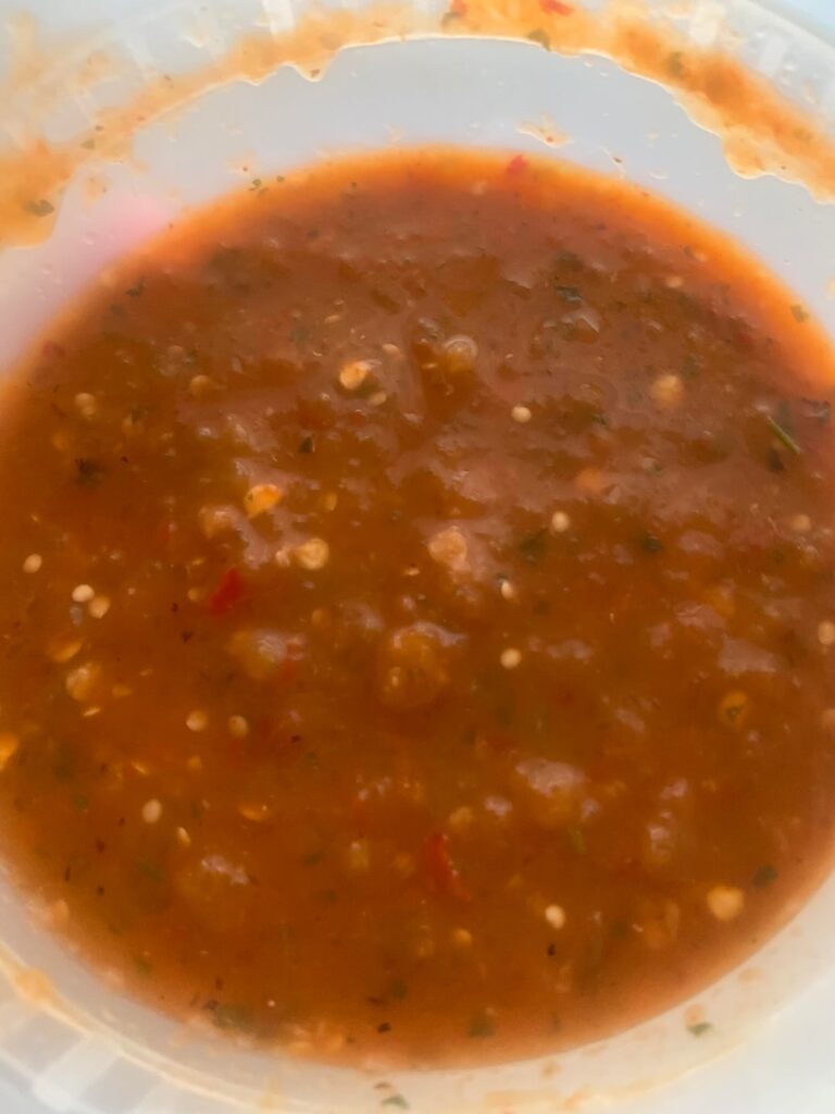 Made some salsa for my homemade Taco Thursday tommorow 😋