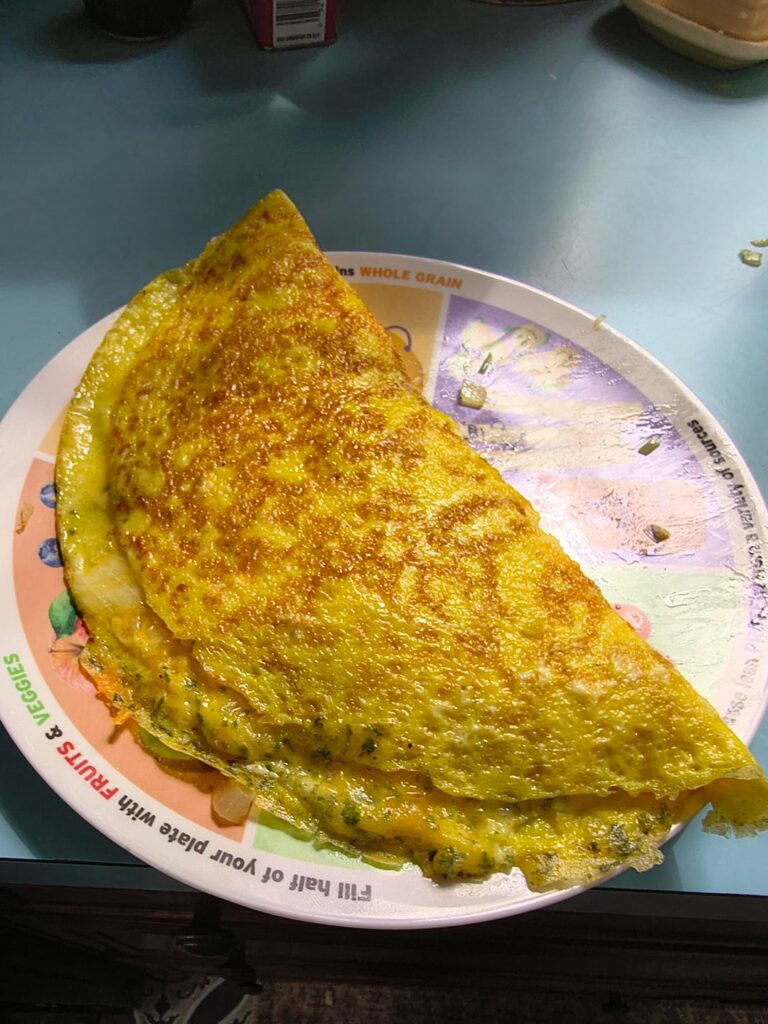 Why do people not brown their omelettes anymore?