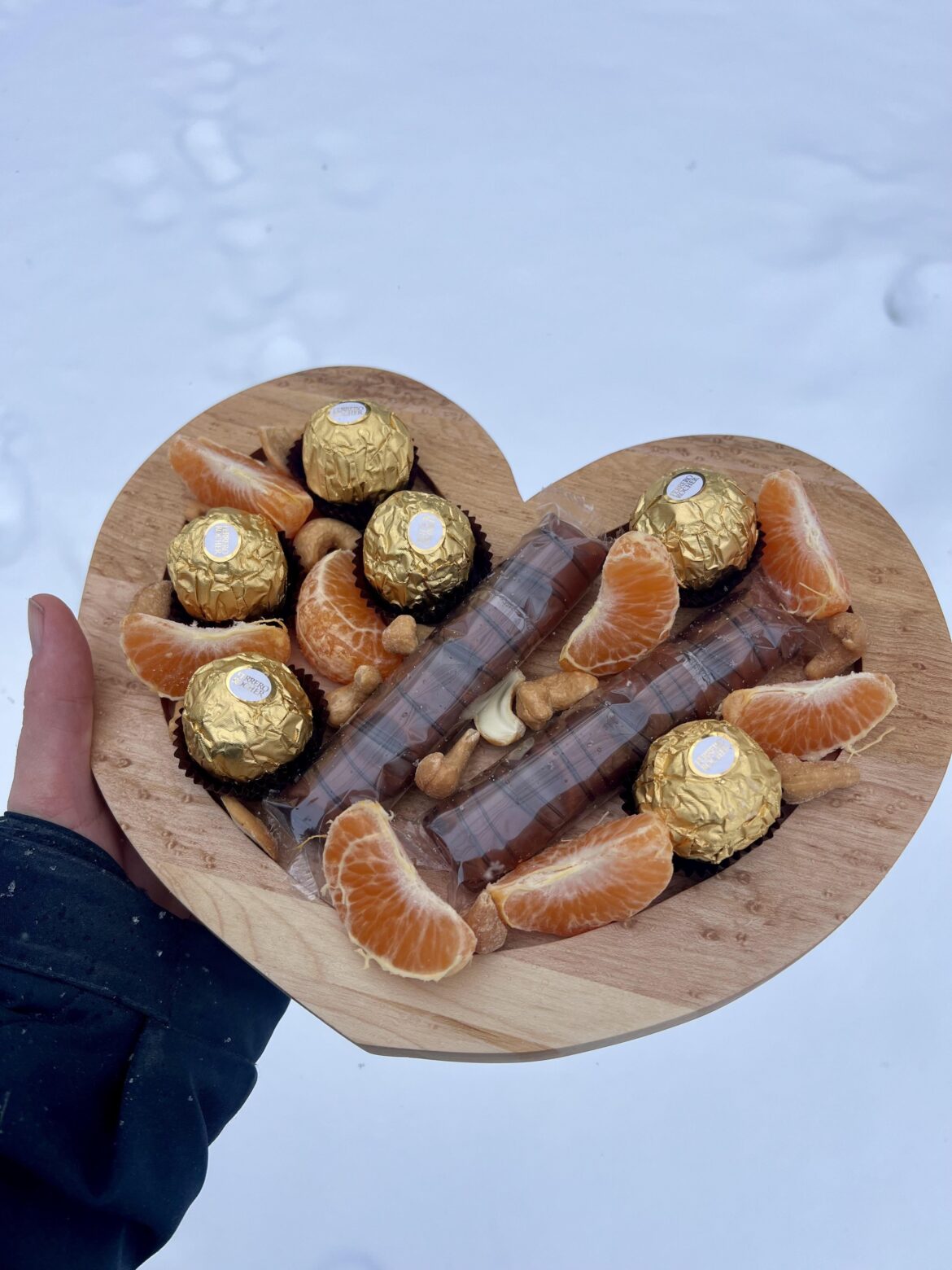 I made the heart shape tray myself too !